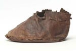 Child’s leather shoe: 15th century