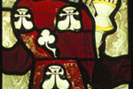 Man, c. 1414, Choir, North Window, St William Window (n VII), detail of panel 1a