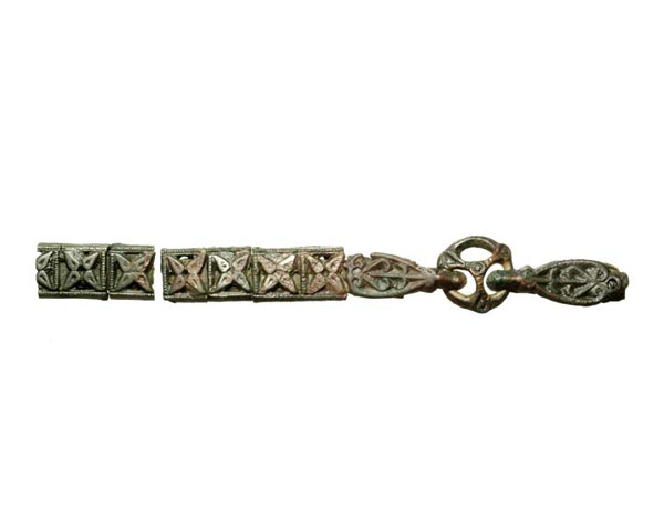 Part of a Viking sword belt